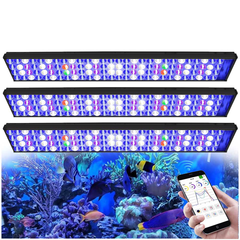 Marine X Aquarium - 3 X Lampada LED per Acquario