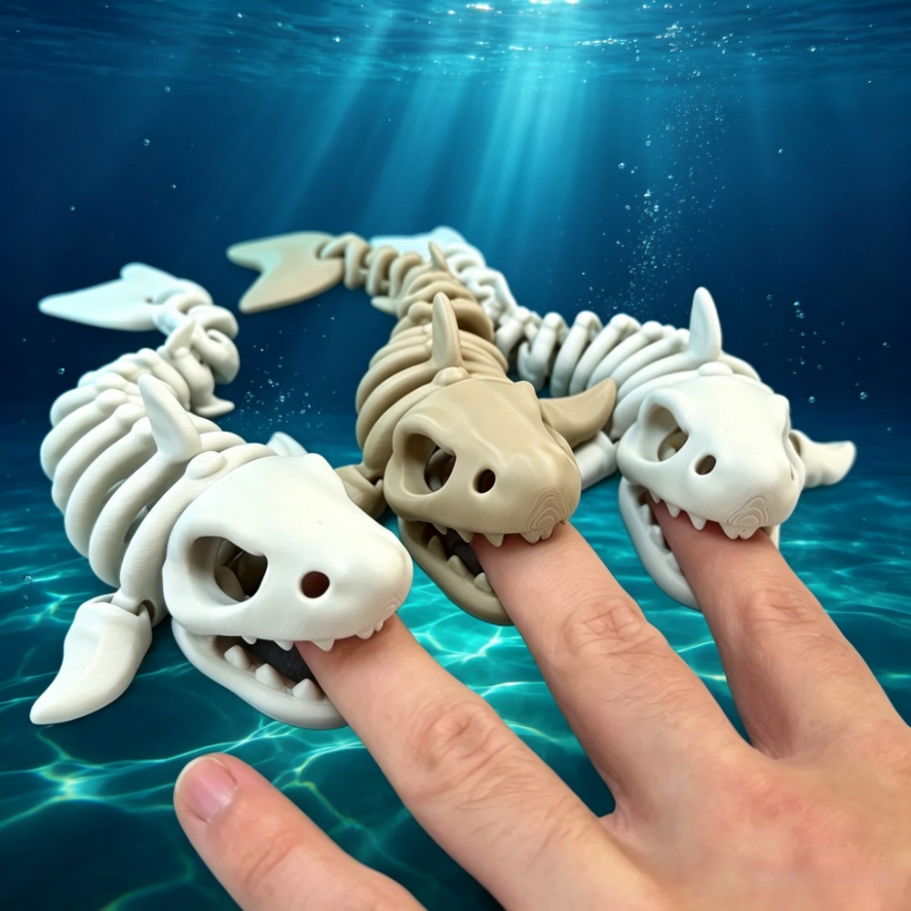 Marine Aquarium Hobby - Scheletro di Squalo Decorativo per Acquario,