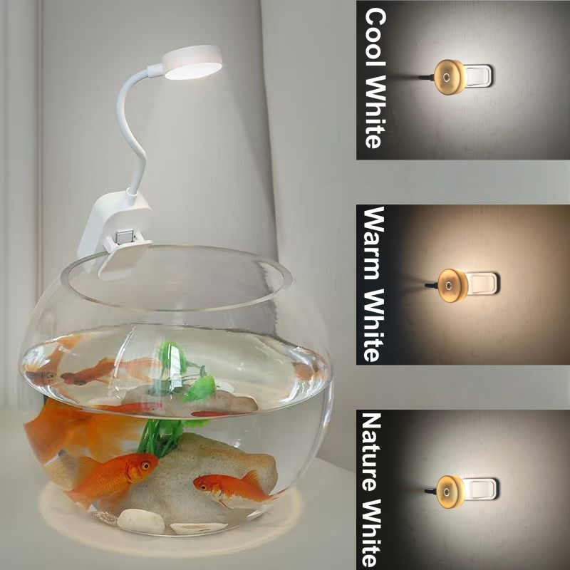 Aquarium Marine Lights - Luce LED per acquario con clip,