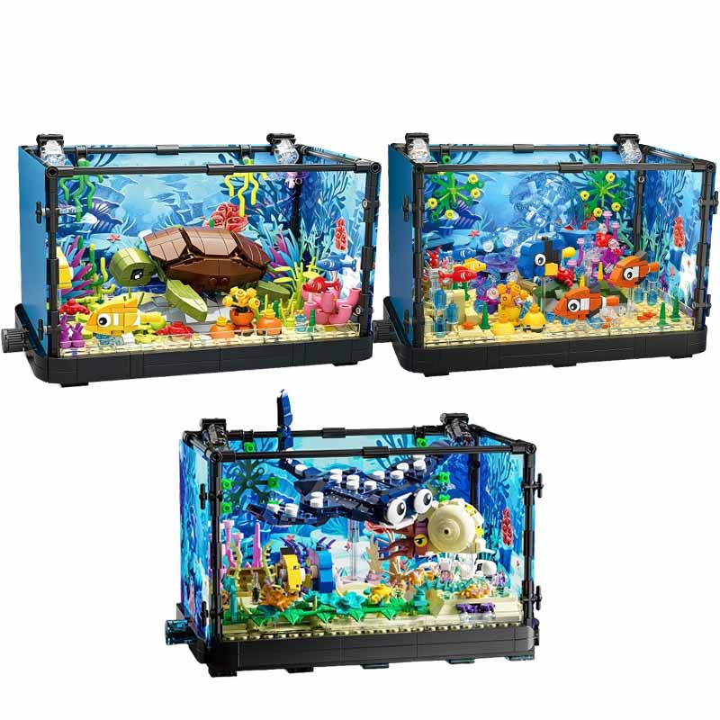 Aquarium Marine Lights - Set di blocchi da costruzione per