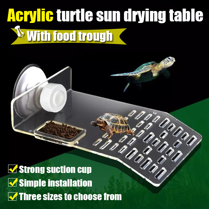 Marine Aquarium Hobby - 1PC S/M/L Formato Tartaruga Piattaforma Galleggiante