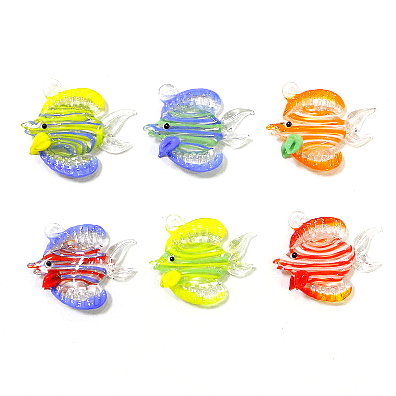 Marine Aquarium Hobby - 2 Pack Handmade Pesce Tropicale Mini