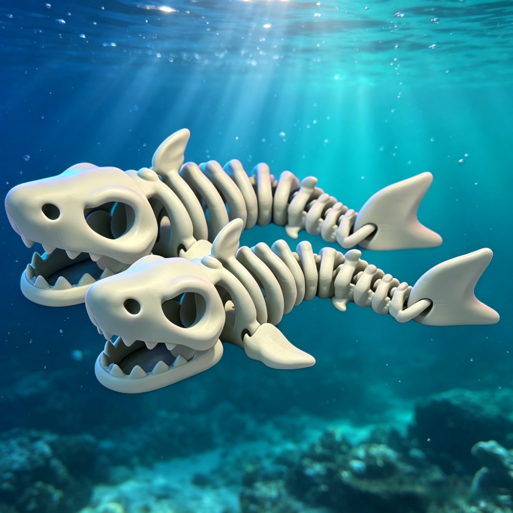 Scheletro di Squalo Decorativo - Marine Aquarium Hobby recensione e prezzo