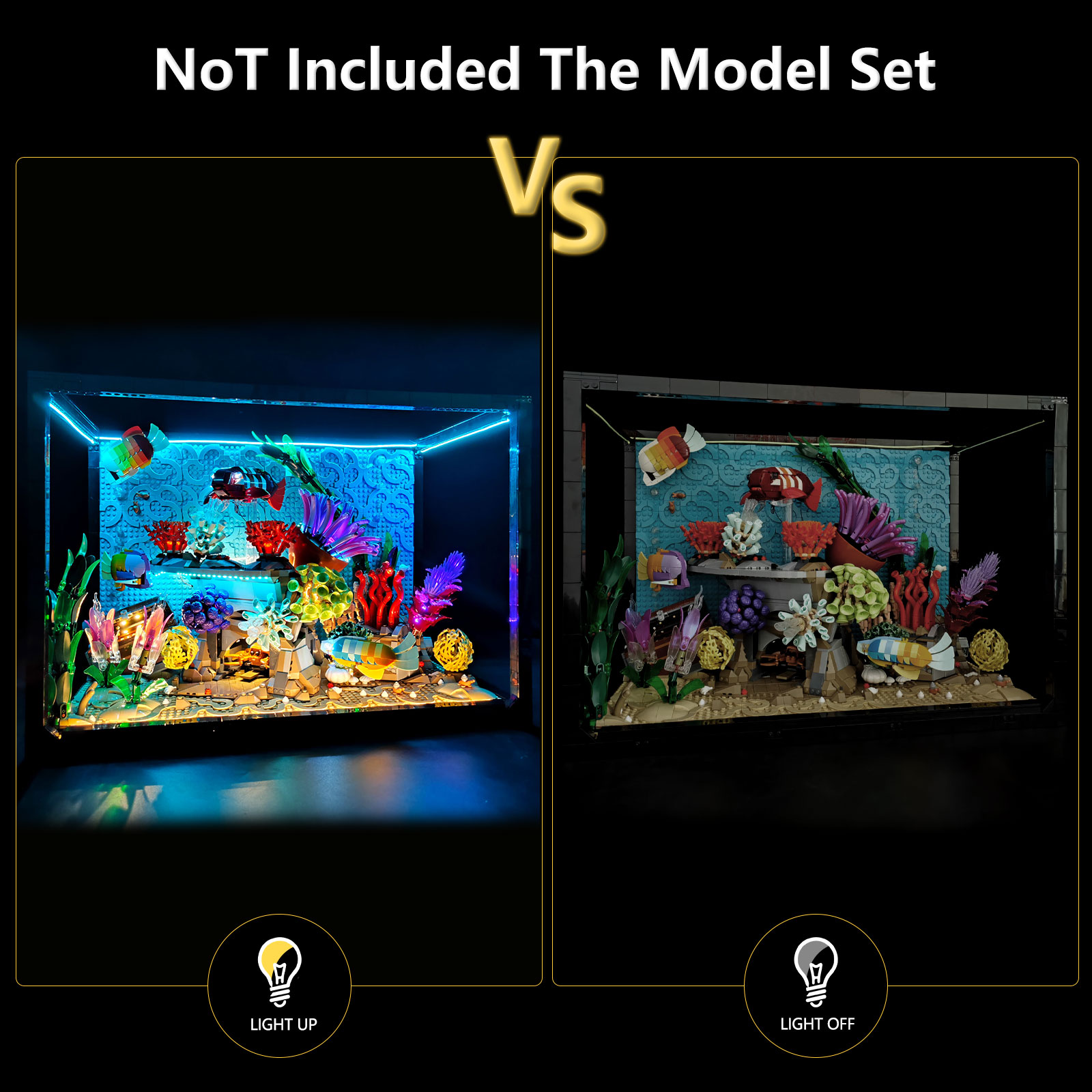LYBMTWF Kit di illuminazione a - Aquarium Marine Lights recensione e prezzo