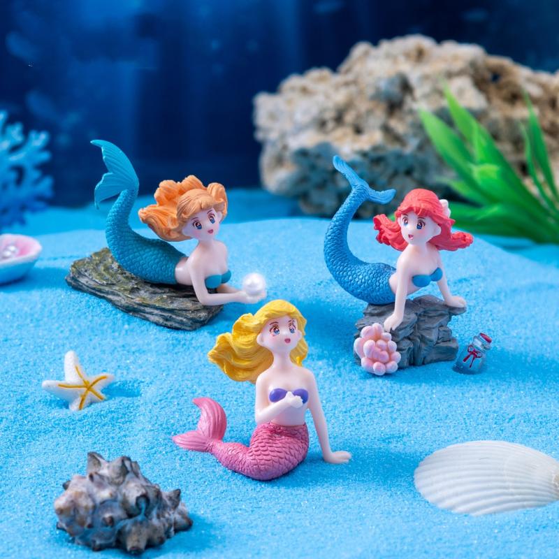 Set di 4 Ornamenti in Plastica - Marine Aquarium Hobby recensione e prezzo