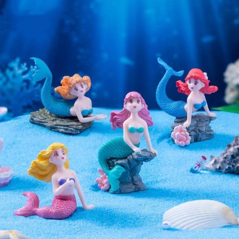 Set di 4 Ornamenti in Plastica - Marine Aquarium Hobby recensione e prezzo